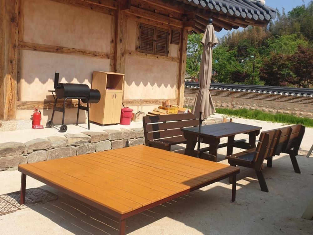 Hamyang Namgye Ilodang Hanok Stay Kamer foto